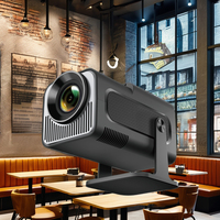Mini projecteur intelligent Android HY320 avec lampe LED de 200 lumens ANSI, vidéo 4K 720P, portable, pour extérieur et home cinéma