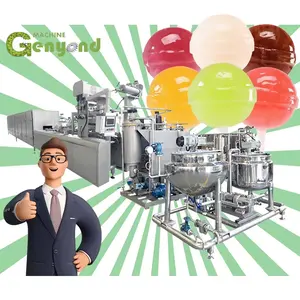 Shanghai factory hard Candy Production Line Drop Roller Toffee Apple Jelly Sweet Bear Gummy Candy Make Machine