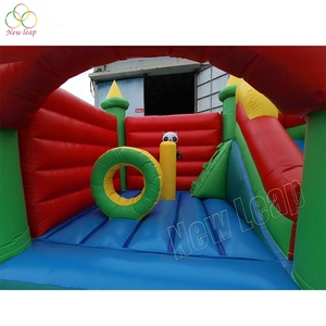 Xiếc chú hề PVC lâu đài bouncy với trượt <span class=keywords><strong>Toddler</strong></span> nhảy nhà unisex <span class=keywords><strong>Inflatable</strong></span> <span class=keywords><strong>Bouncer</strong></span> với trượt Combo - Product Image 3