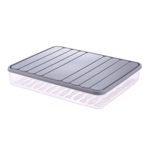 Rectangular Plastic Airtight Food Storage Box With Lid Stackable For Refrigerator Use - Product Image 5
