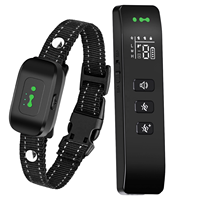 SmartPet Neues Trainingshalsband für Hunde Wiederaufladbar Wasserdicht Humanes Anti-Bell-Halsband mit Ton und Vibration aus PC-Material