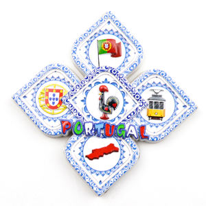Imanes de nevera de resina polivinílica personalizados 3D recuerdo turístico de Ciudad de <span class=keywords><strong>Portugal</strong></span> hechos a medida - Product Image 5