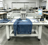 Machine à broder compacte à 10 aiguilles pour les ateliers d'artisanat et les magasins de cadeaux personnalisés