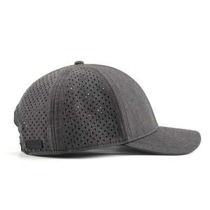 Cổ Điển Chất Lượng Cao 6 Bảng Điều Chỉnh Trống Mũ Bóng Chày Với Tia Laser Cắt Lỗ Thiết Kế Hồ Sơ Thấp Golf Mũ Cap Cho Hoạt Động Ngoài Trời - Product Image 5