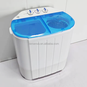 Produit phare : Lave-linge semi-automatique à double cuve 4 kg / 9,5 kg, petite machine à laver et à sécher, prix de gros, fabriqué en Chine - Product Image 2