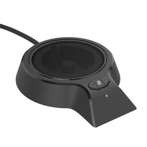 M100PRO-micrófono omnidireccional USB para micrófono de conferencia, altavoz incorporado de 360 grados, captación de vídeo, llamada de voz
