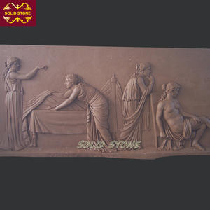 Nuova personalizzazione design classico personalizzato a mano decorativo in pietra naturale rilievo murale - Product Image 6