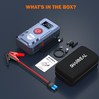 Sharmeal OEM&ODM Batterie au lithium 6000 mAh, booster de batterie de voiture, démarreur de voiture portable 12V avec pompe à air