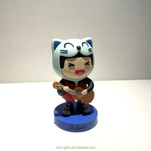 Quantité minimale de commande 100pc Anime jouets Silicone décoration de bureau personnalisé poupée boîte aveugle cadeau promotionnel 3D dessin animé figurine - Product Image 5