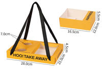 Offre Spéciale – Boîtes à Sandwich en Carton Blanc Personnalisées Écologiques pour Plats à Emporter, Idéales pour Fromages, Aliments, et Boîtes à Déjeuner Coréennes avec Poignée