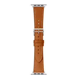 Band 42mm Smart Single Tour Leather Watch Band Strap For IWatch Genuine Leather Band 38mm 40mm 42mm 44mm Adapter For Apple Watch 8 7 6 SE