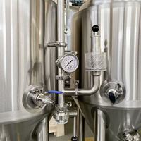 Cuve de Fermentation Conique en Acier Inoxydable 4BBL pour Bière Artisanale avec Enveloppe de Refroidissement par Glycol et Vanne de Contrôle de Pression