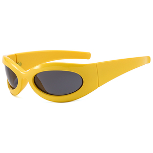 Lunettes <span class=keywords><strong>de</strong></span> soleil steampunk pour femmes, lunettes <span class=keywords><strong>de</strong></span> soleil vintage Y2K, lunettes <span class=keywords><strong>de</strong></span> sport avec miroir, monture en PC noir, lunettes <span class=keywords><strong>de</strong></span> cyclisme, lunettes <span class=keywords><strong>de</strong></span> soleil punk tendance - Product Image 2