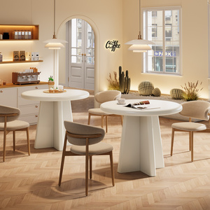 Mesa de Bistró Redonda Tribesigns de 31.5 Pulgadas, Blanca, <span class=keywords><strong>para</strong></span> Espacios Pequeños, Mesa de Café <span class=keywords><strong>para</strong></span> <span class=keywords><strong>2</strong></span> <span class=keywords><strong>Personas</strong></span>, Cocina, Desayunador - Product Image 3