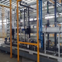 Système de traitement d'eau par osmose inverse de qualité industrielle à haute concentration, productivité de 10 000 L/heure, solutions personnalisées, garantie 1 an