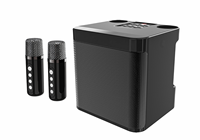 Bluetooth kablosuz Karaoke hoparlörü ile kablosuz mikrofon aile şarkı KTV ses açık Subwoofer mikrofonlu hoparlör