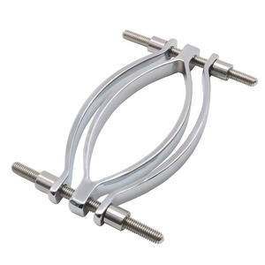 BDSM Acero inoxidable Bondage Metal clítoris vagina abrazadera - Product Image 3