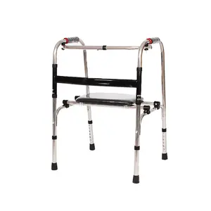 Reabilitação médica mobilidade antebraço sênior rolamento muleta vertical andar rolo ajuda andador rolador