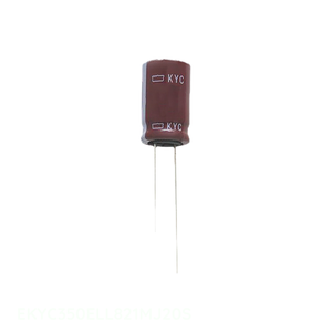 ตัวแทนจำหน่ายอย่างเป็นทางการ ตัวเก็บประจุแบบ Through Hole CAP ALUM 820UF 20% 35V RADIAL TH 820 uF EKYC350ELL821MJ20S - Product Image 1