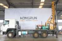 Plateforme de forage montée sur camion HRT-400 équipée d'un moteur diesel YUCHAI, profondeur de forage maximale de 400 m