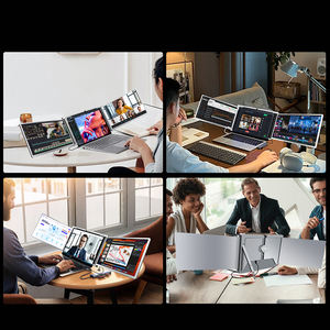 จอภาพพกพาแบบคู่ขนาด 15.6 นิ้ว สำหรับขยายหน้าจอแล็ปท็อป ใช้งานได้กับ Windows และ MacBook - Product Image 4