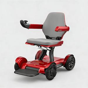 Silla de ruedas motorizada automática con control remoto, plegable y ligera para uso de personas con discapacidad. - Product Image 2