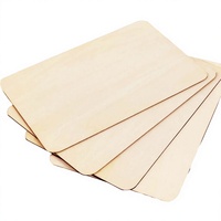 Piezas de Madera Rectangulares de Contrachapado Pulido sin Acabado para Proyectos de Manualidades y Decoración del Hogar - Ecológicas