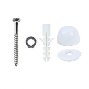 Vis de fixation au sol pour toilettes Aojiele, 64 mm, boulon d'ancrage en acier inoxydable 304 avec rondelle et manchon en plastique pour l'installation dans la salle de bain - Product Image 4