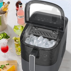 26Lbs/24H Portable <b>Ice</b> Maker Compact 9 Cubes Ready in 6 Mins Self-Cleaning Function for Household and Hotel Use Intelli - Product Image 4