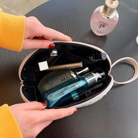 Sac à main de luxe élégant avec fermeture éclair, pochette personnalisée, échantillon de serviette coquille, trousse de toilette pour femme, grande capacité, portable, vente en gros