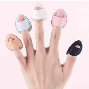 Éponges de maquillage colorées rose et noires, éponges beauté, applicateurs de maquillage pour le visage, éponges cosmétiques avec étiquette privée personnalisée - Product Image 4