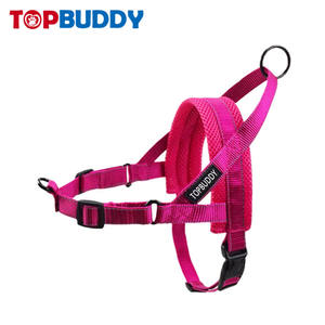 Harnais pour chien sans traction, rembourré, facile à utiliser, réglable, en nylon souple, durable, contrôle avant - Product Image 2