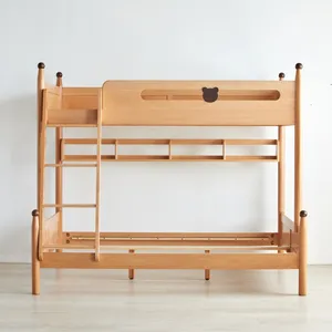 Wood Separable Triple Murphy Bunk Bed Easy Assembly Solid for Children or Kids Home Kids Bedroom Furniture Modern Kids Bed