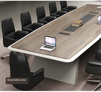 Table de réunion moderne Mobilier de bureau de luxe Salle de réunion sectionnelle Table de conférence