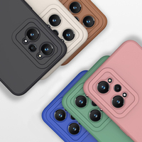 Funda Protectora de Silicona Líquida de Color Sólido Anticaídas para Teléfono, Compatible con Realme11pro RealmeGT2 5G, Funda Protectora Simple