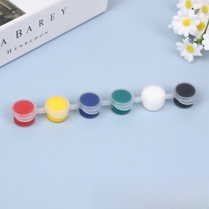 3ml Pigment acrylique 6 couleurs pour enfants 12 couleurs <span class=keywords><strong>Pure</strong></span> Coverage Strong for All Sortes of DIY Toys Graffiti Play <span class=keywords><strong>Imagination</strong></span> - Product Image 4