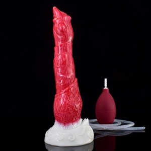 Silicone Deer Squirt <b>Dildo</b> With Suction Cup Spray Liquid Function Couple Dog Knot <b>Dildo</b> Strap on <b>Dildo</b> for Women - Product Image 3
