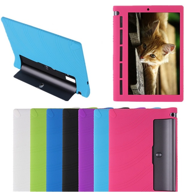 Four Side Shockproof Soft Silicon Back Tablet Cover Case for Lenovo Yoga Tab YT3-X50 Tab YT3-X50F\M\L