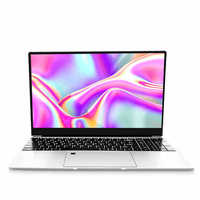 Nouvel ordinateur portable professionnel Windows 10 de 15,6 pouces avec processeur AMD Ryzen 3 2300U, 16 Go de RAM, SSD de 2 To, écran FHD 1920x1080, clavier rétroéclairé, lecteur d'empreintes digitales, 1,7 kg, argent