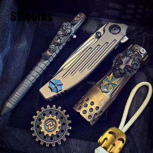 Boucles décoratives en titane RESIDENT EVIL NEO Umbrella pour chapeau, costume, lampe torche, couteaux pliants - Product Image 4