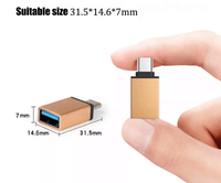 OTG 3.0 Adaptor USB C Ke USB A, Konverter Jantan USB C Ke USB A
