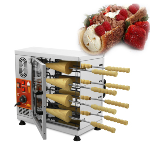 Gas Kurtoskalacs Chimenea Pastel Rodillo Horno Máquina Precio - Product Image 1