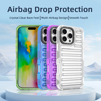 Casing HP Neon 3D Pill Capsule untuk iPhone 16 15 Pro Max 14 13 12 Anti-guncangan Anti-jatuh Transparan Pelindung Warna Permen