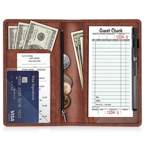 Organizador de Pedidos Boshiho Personalizado de Gran Capacidad en Cuero para Camareros de Hotel y Restaurante - Product Image 1