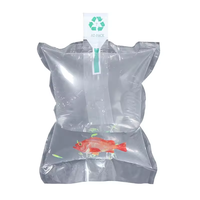 Sac à oxygène pour poissons vivants, fabrication en usine, impression personnalisée, sac en plastique pour le transport de poissons vivants