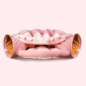 Katzen tunnel Nest All Seasons Universal Japanischer Katzen kanal Faltbares Haustier Spielzeug Tunnel Roller Dragon <span class=keywords><strong>Pet</strong></span> Supplies