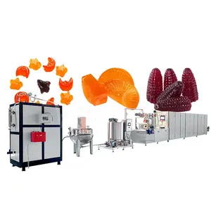 HNOC Automatic Soft Starch Jelly Candy Production Line Jelly Bear Gummy Candy Machine