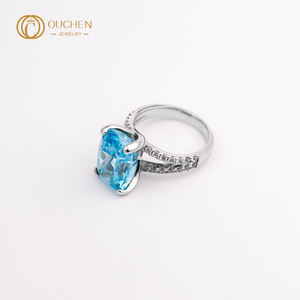 VVs cd Hpht डायमंड 9k 14k 18k 24k k 24k ठोस सोने के रत्न समारोह - Product Image 4