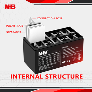 Mhb MS4-4 AGM VRLA wiederauf ladbare Dichtung Blei Säure <span class=keywords><strong>4V</strong></span> <span class=keywords><strong>4ah</strong></span> Batterie für Alarmsystem - Product Image 4