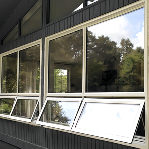 Fenêtre à battant en aluminium avec grand panneau de verre Lukliving pour maison - Product Image 3